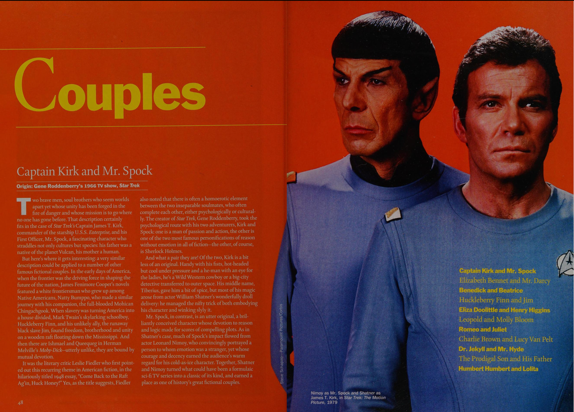 Did Kirk and Spock smash?